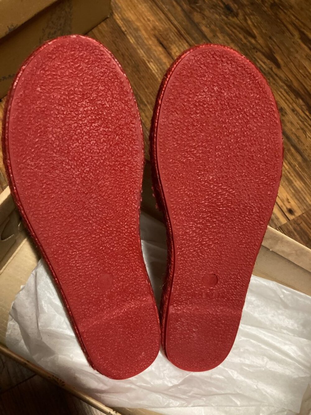 Free People Espadrille Sandals  Shoes Women's Red Size 7 US 37 EU New - Picture 8 of 13